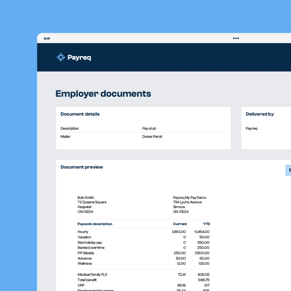 employer documents